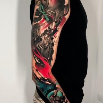 Viking tattoo Marco encre 