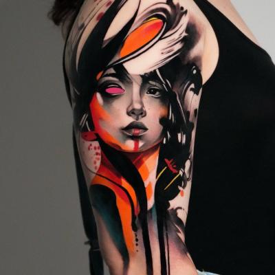 Geisha tattoo marco pepe encre tattoo