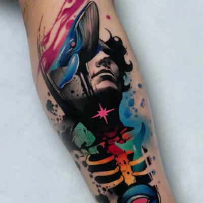 Tatuaggio surrealistico 